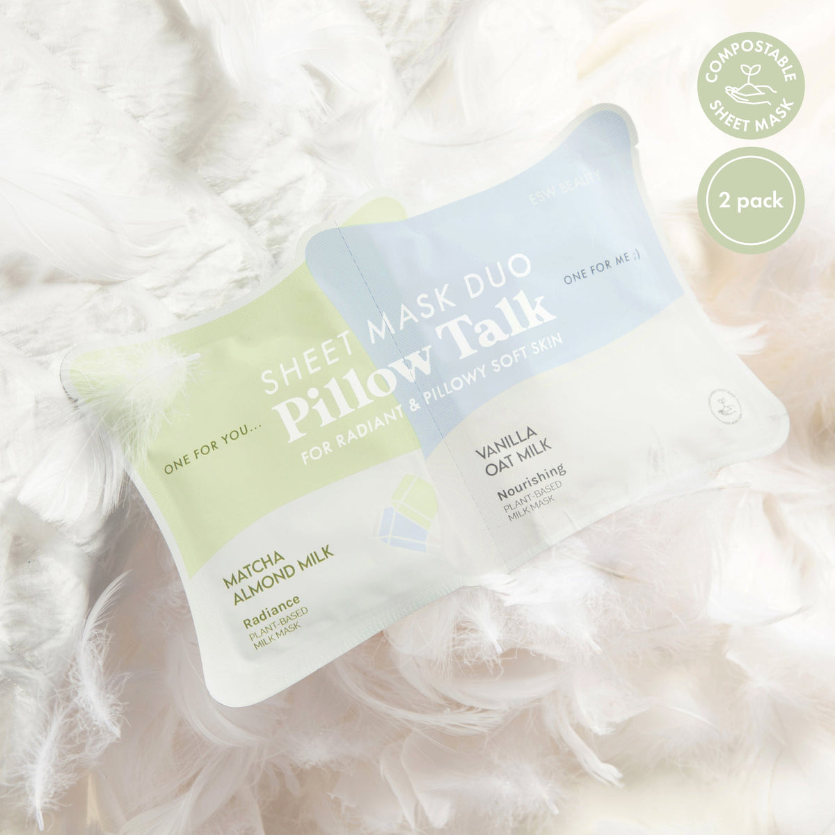 ESW Beauty – Pillow Talk Sheet Mask Duo