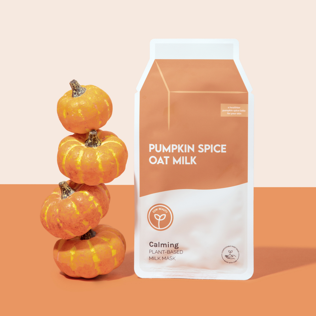 ESW Beauty – Pumpkin Spice Oat Milk Calming Plant-Based Milk Mask