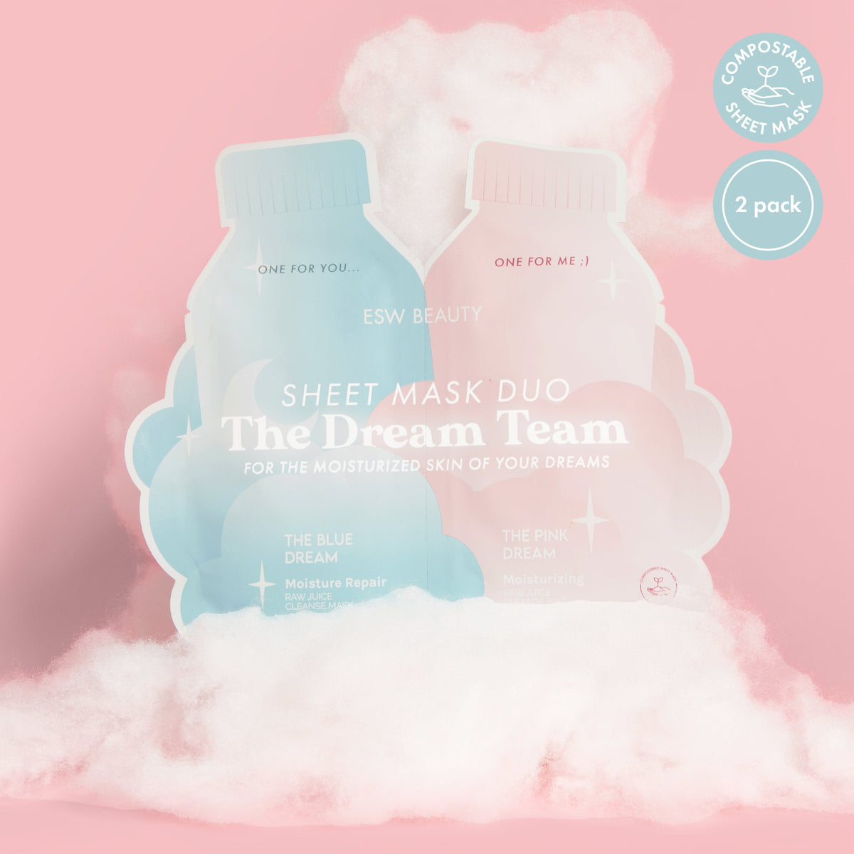 ESW Beauty – The Dream Team Sheet Mask Duo