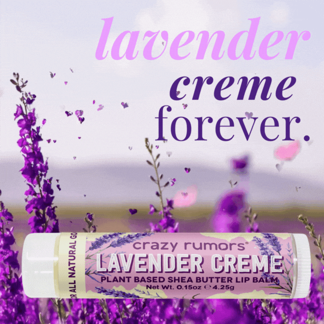 Crazy Rumors – Vegan Lip Balm – Lavender Creme