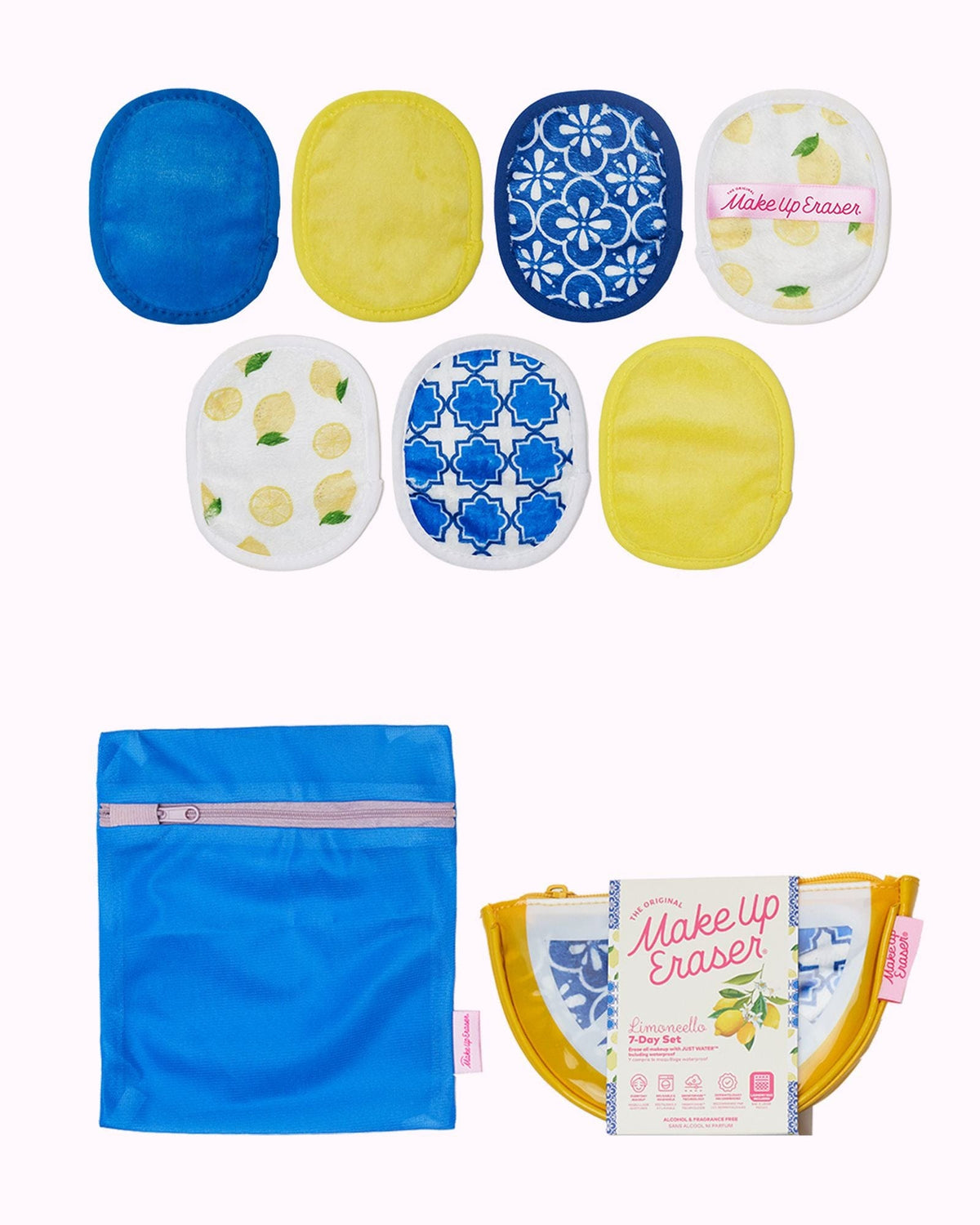 MakeUp Eraser – Limoncello 7-Day Set & Makeup Bag Gift Set
