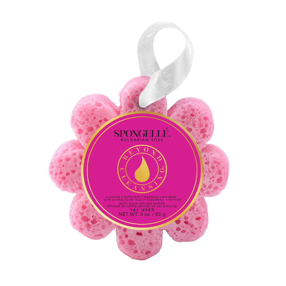 Wild Flower Bath Sponge – Bulgarian Rose