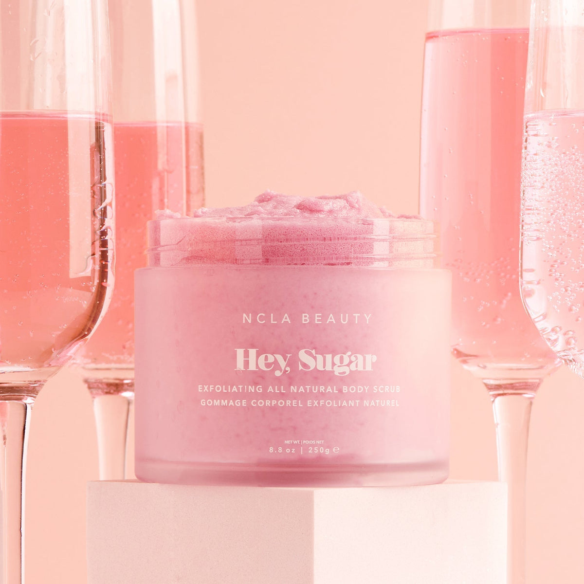 NCLA Hey Sugar Body Scrub – Pink Champagne