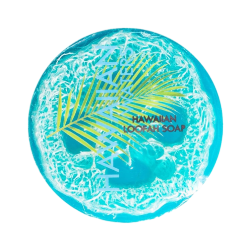 Hawaiian Waters Loofah Soap w/ Sea Salt & Kukui Oil