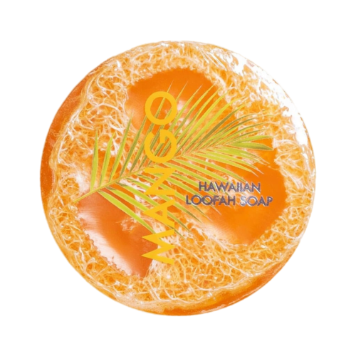 Mango Loofah Soap w/ Sea Salt & Kukui Oil